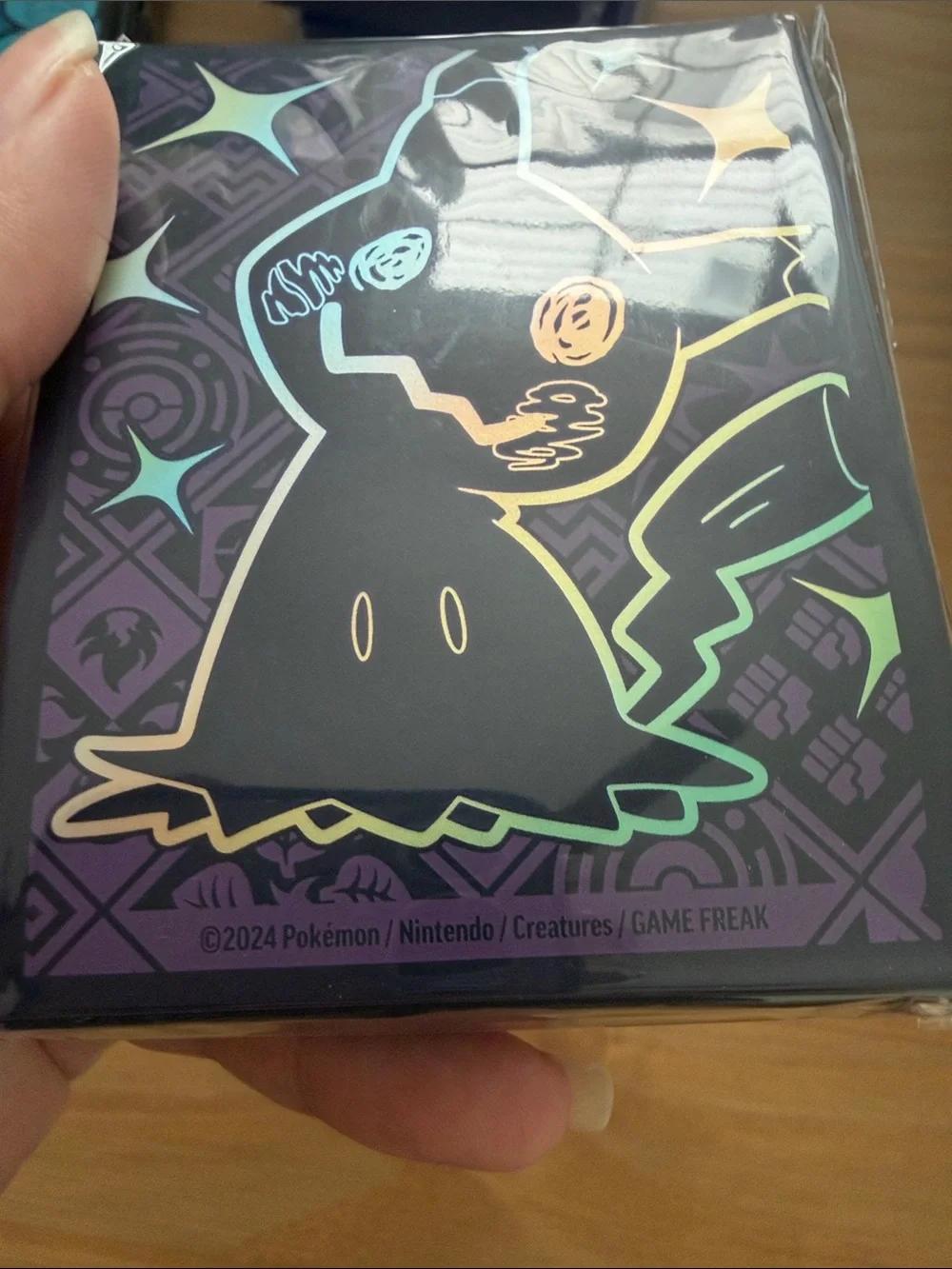 Mimikyu Holographic Card Sleeves Pokemon TCG 65X Sealed 2024 Paldean Fates